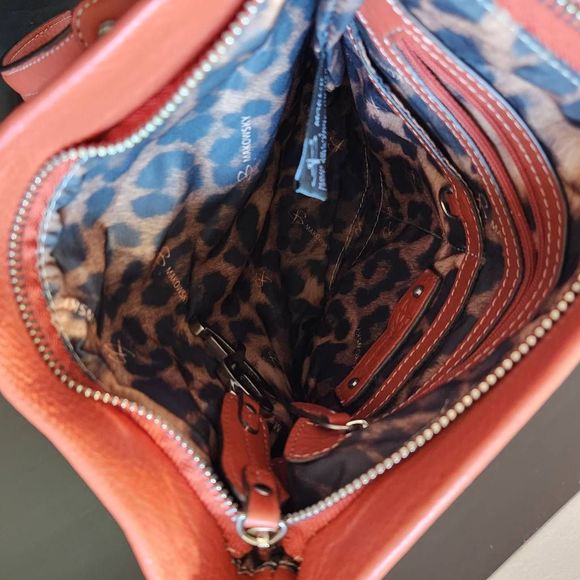 B Makowsky Terra Cotta Crossbody Bag - Picture 8 of 8